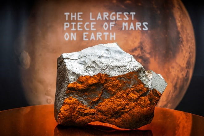 The Largest Piece of Mars on Earth